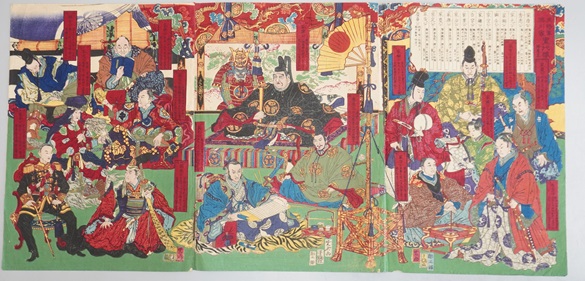 先将軍徳川家累代像