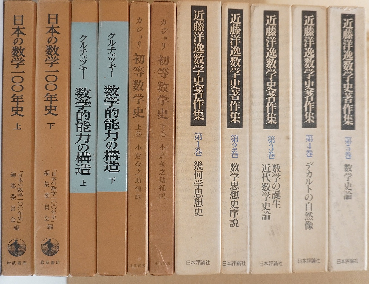 日本評論社「近藤洋逸数学史著作集」